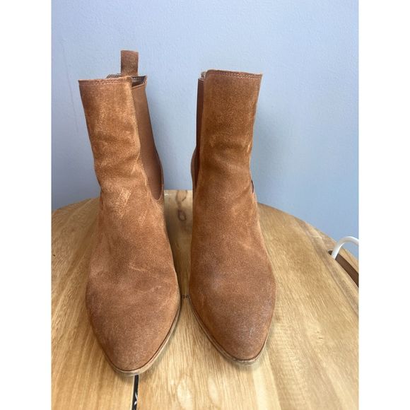 Steve Madden Ravyn Cognac Suede Boots | Size 9.5 - Picture 3 of 6